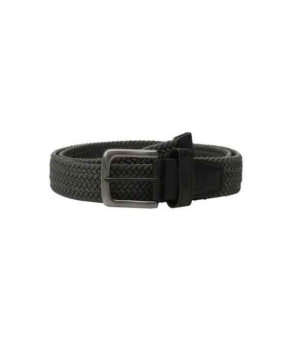 Nike Stretch Woven Belt - Men's, Medium, Dark Grey
