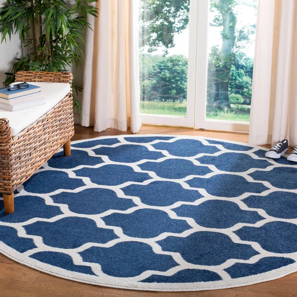 Safavieh 2&-3x22 x 15& Amherst AMT420B Light Grey - Beige Rug
