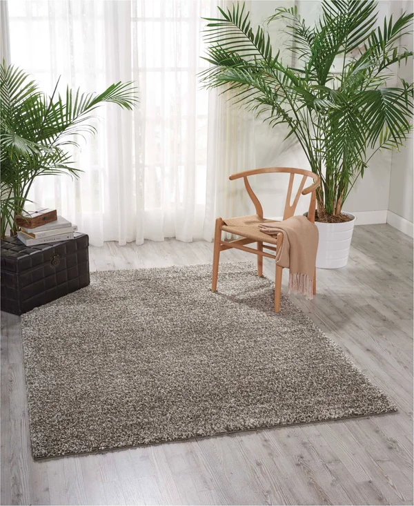 Nourison Brisbane BRI01 5& x 7& Stone Area Rug