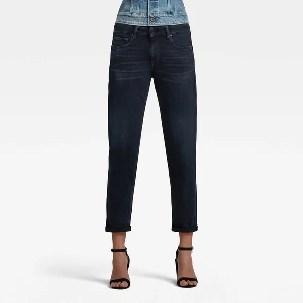 G-Star Raw Women Kate Boyfriend Jeans Dark Blue Size 24-28