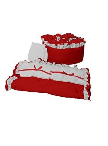 Baby Doll Bedding Regal Cradle Bedding Set, Blue