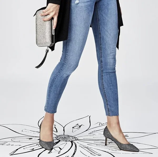 Nina Nina60 Pointed Toe Pumps 777 - True Silver