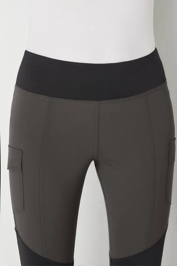 Contrast Panel Legging - Anatomie Navy with Black, Xs