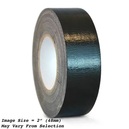 Wod DTC10 Advanced Strength Industrial Grade Black Duct Tape - 12 inch x 60 yds. Waterproof, UV Resistant for Crafts & Home I