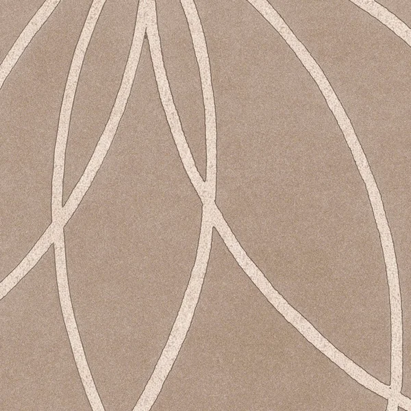 Hand-Tufted Contemporary Black/White Mayflower Wool Abstract Area Rug (6& Square)