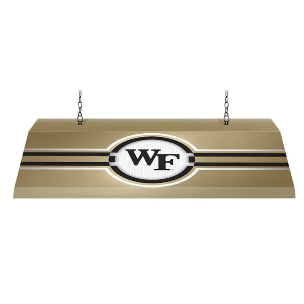 Wake Forest Demon Deacons: Edge Glow Pool Table Light Gold - Mascot
