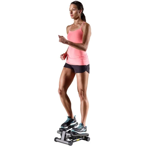 Gold&s Gym Mini Stepper with Monitor - Gray