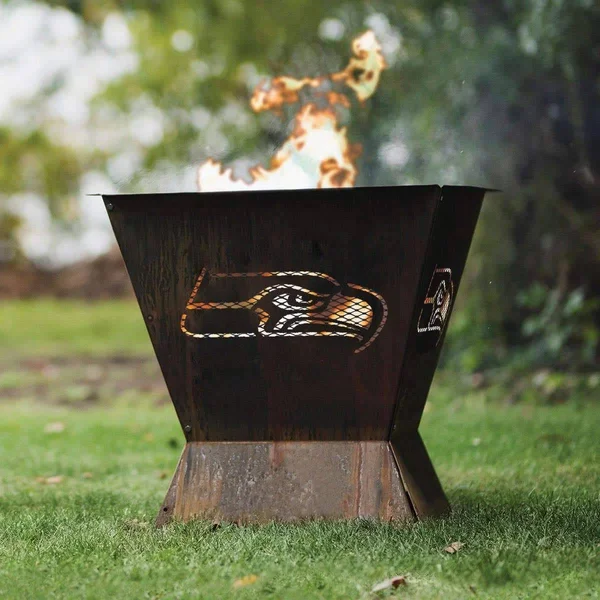 Blue Sky Outdoor The Peak Seattle Seahawks Patio Fire Pit, PFP2416-SEAHAWKS