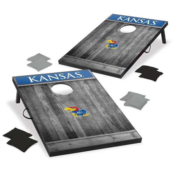 Wild Sports 2x3 Tailgate Toss Wood NCAA Kansas Jayhawks