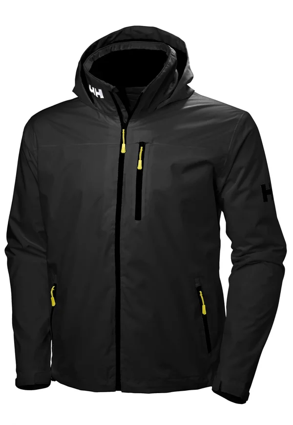 Helly Hansen Crew Hooded Midlayer Mens Waterproof Jacket - Black