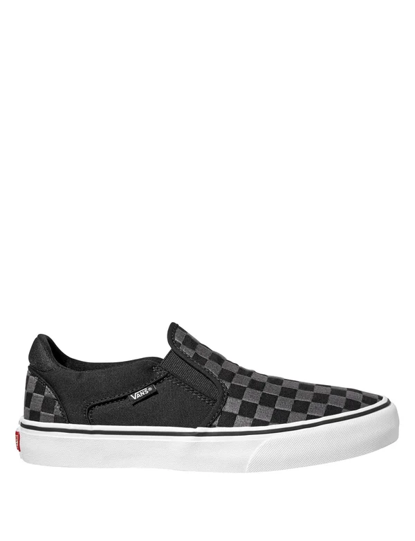 Vans Asher DX Men's Skate Shoes - Size: 7.5, Black