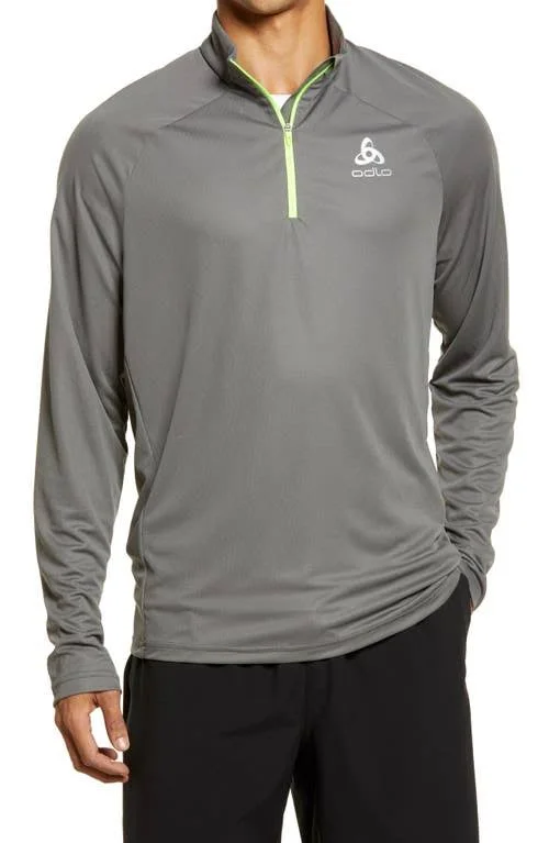 Odlo Men Midlayer 1/2 Zip MD Steel Grey