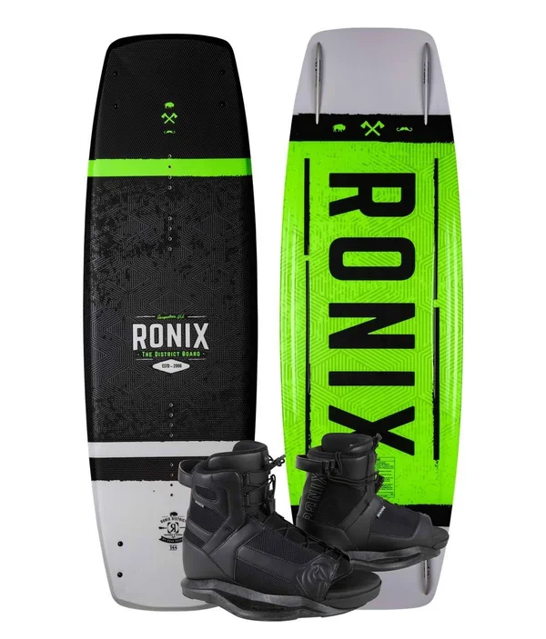 Ronix District Wakeboard w/ Divide Boots - 2021 - 138cm, 10.5-14.5