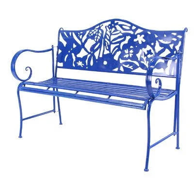 Bungalow Rose Ginter Iron Garden Bench