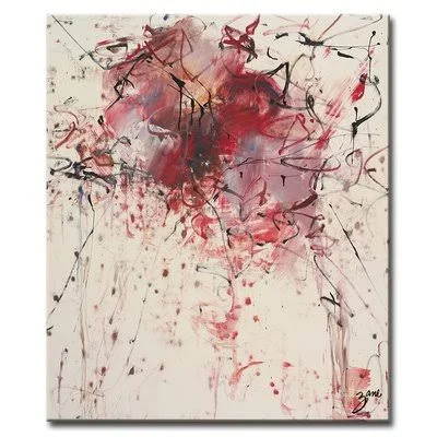 Latitude Run Abstract XII Framed Painting Print on Wrapped Canvas - Size: 40x22 H x 30x22 W x 1.5x22 D