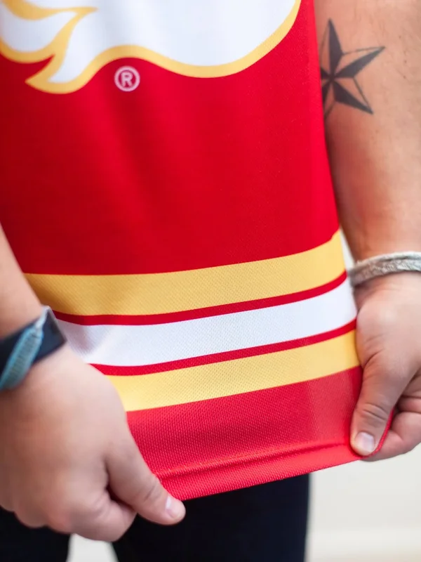 Calgary Flames Alternate Hockey Tank XL - Red, Polyester