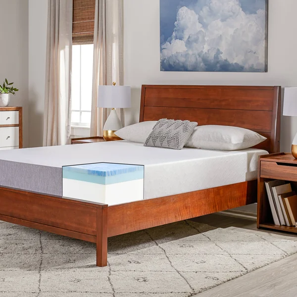 OSleep 10-Inch Medium Firm Gel Memory Foam Mattress - Full