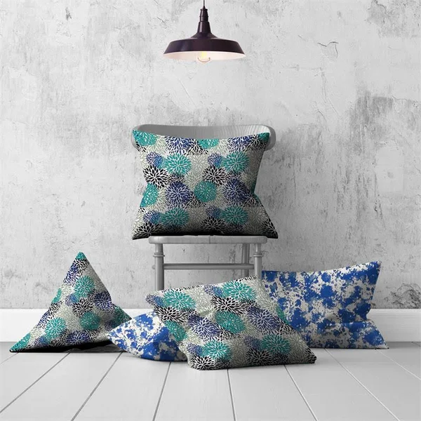 Joita Samoa Collection Indoor Outdoor Lumbar Pillow Set Sewn Closed