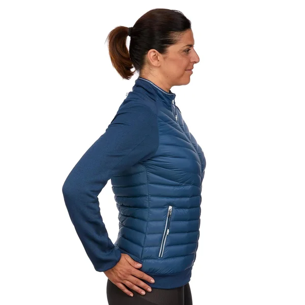 Wedze Women's 900 - Skiing 2nd Layer, Jacket in Snowy White, Size Xs