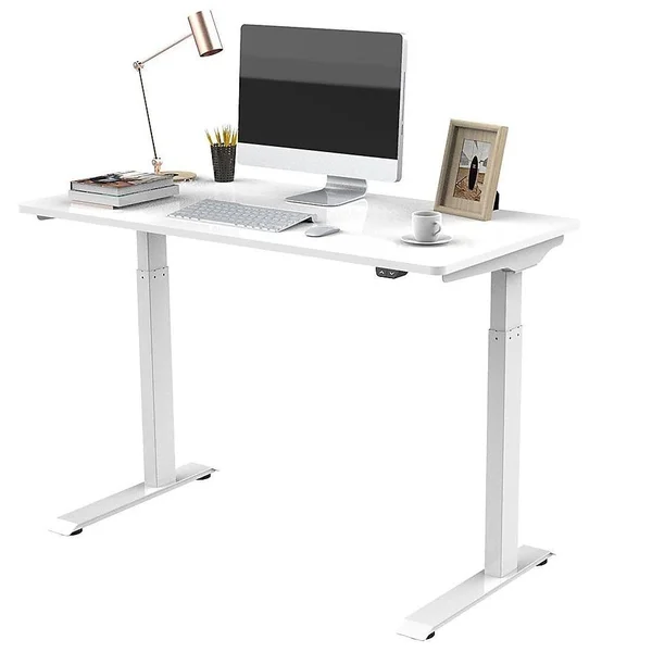 FlexiSpot Vici 48x22W Quick-Install Height-Adjustable Desk - White