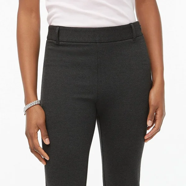 J.Crew Factory Womens Ponte Slim Work Pant (Heather - Size 24)