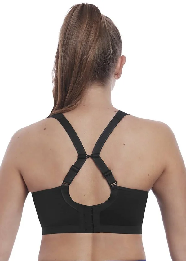 Freya Dynamic Non Wired Sports Bra - Jet, Jet, 32c