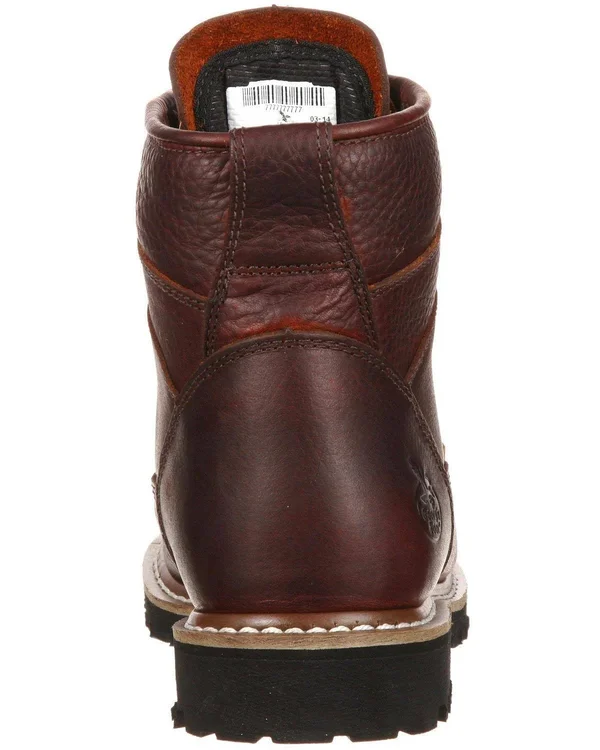 Men's Georgia Boot GBOT052 Waterproof Lace-to-Toe Work Boot - Brown