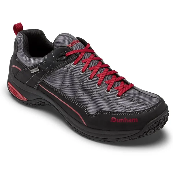 Dunham Men's Cloud Plus Waterproof Lace-Up Shoe Grey, 10.5, 4E