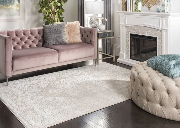 Safavieh Reflection RFT664D 9& x 12& Creme, Ivory Rug