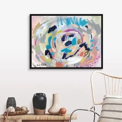Cradle by Kait Roberts - Painting Print on Canvas Ivy Bronx Format: Black Framed - Size: 32x22 H x 42x22 W x 1.75x22 D