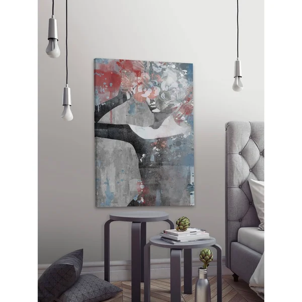 Marmont Hill Confused and Unknown Canvas Wall Art, Size: 45 inch x 30 inch