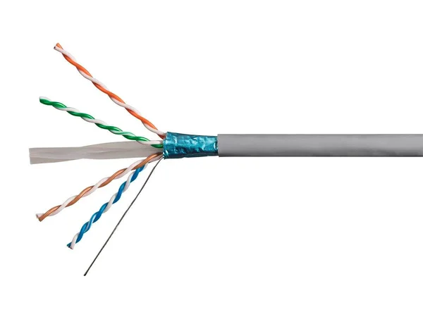 Monoprice 1000ft 23AWG Cat6a 650MHz FTP Solid - Riser-Rated (CMR) Bulk Pure Bare Copper Ethernet Cable, Gray - No Logo