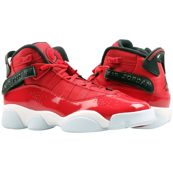 Jordan (GS) 6 Rings Gym Red/Black-White