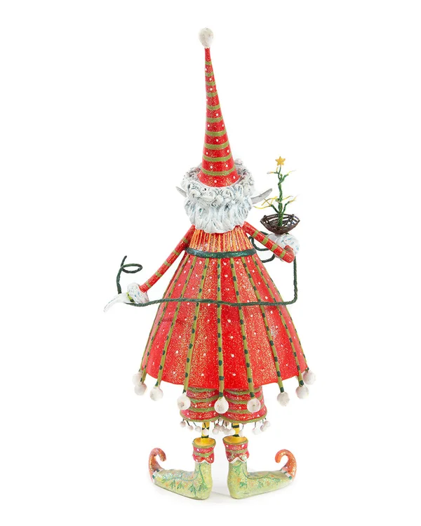 Patience Brewster Dash Away Dashing Santa Figurine