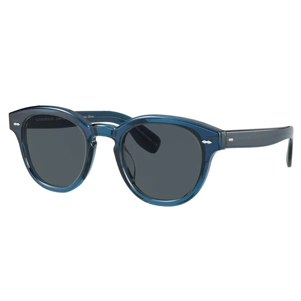 Oliver Peoples Cary Grant Sun Sunglasses Blue, Blue, 48