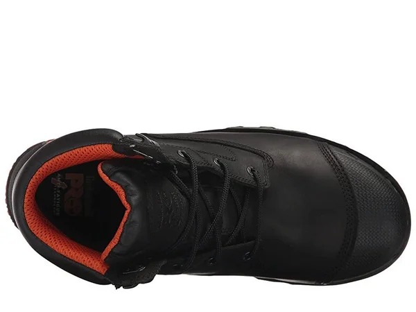 Timberland Pro Men's 6 in. Boondock Composite Toe Waterproof Work Boot, Black