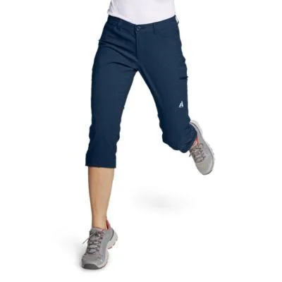 Eddie Bauer Women's Guide Pro Hiking Capris - Blue - 8