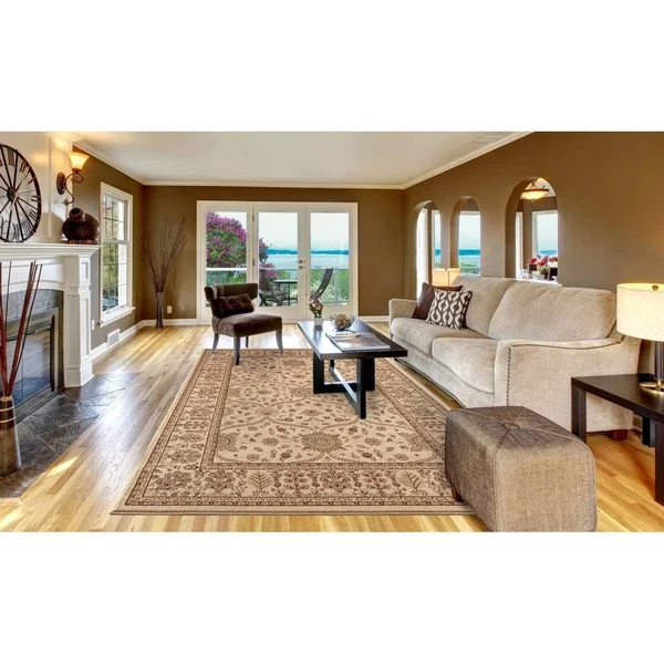 Concord Jewel Voysey Rug Black