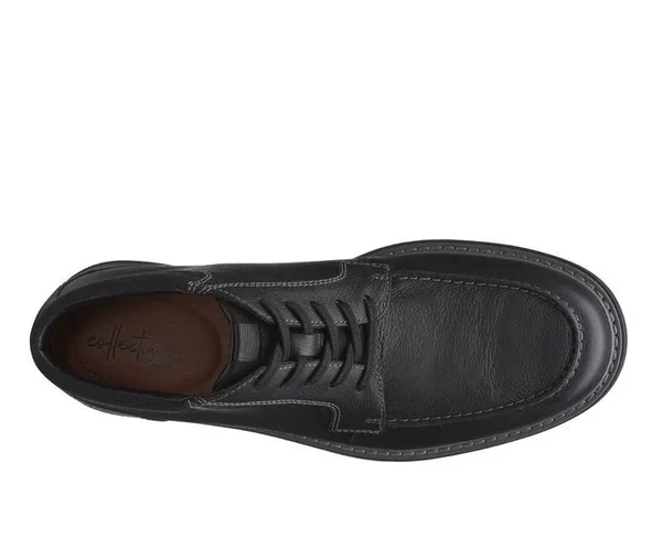 Clarks Men's Rendell Rise Ankle Boot, Black Leather