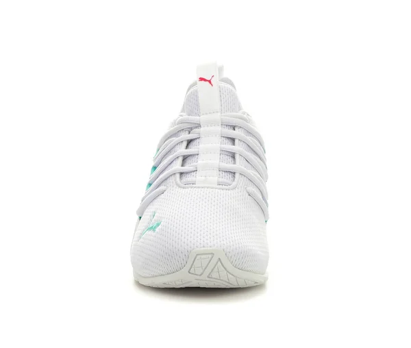 Puma Women's Axelion Bright Training Shoes in White/ White Size 6.5