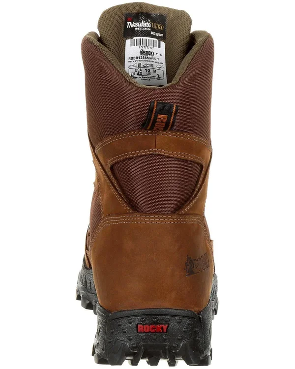 Rocky Men's Ridgetop 600g Insulated Waterproof Outdoor Boot Brown RKS0384 - 9 Wide