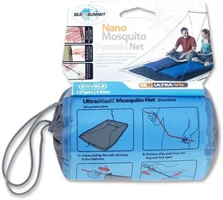 Sea to Summit Nano Mosquito Pyramid Net Shelter Insect Shield Single
