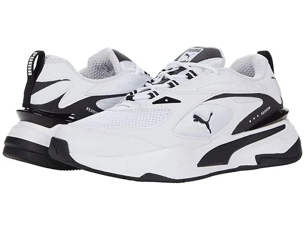 Puma RS-Fast White/Black Men's Shoes - Size: 11.5