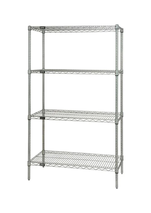 Quantum Wire 4-Shelf Starter Unit - 18x22 x 60x22 x 74x22 - Chrome