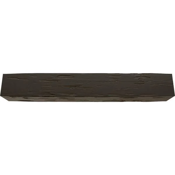Ekena Millwork MANUPC06X10X48NS 6x22H x 10x22D x 48x22W Pecky Cypress Faux Wood Fireplace Mantel, Natural Ash