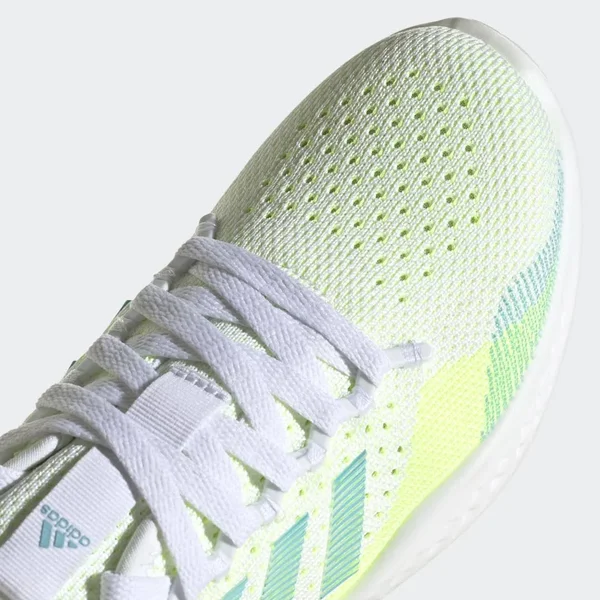 Adidas Women's Fluidflow 2.0 Running Shoes in White/White Size 5.5 - Knit