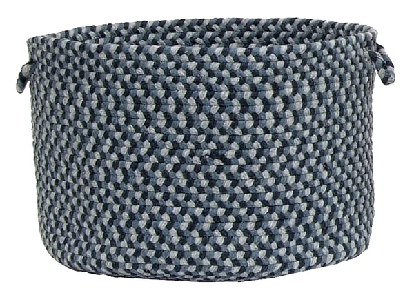 Colonial Mills Boston Common Braided Rug Capeside Blue, Size: 2 x 5 ft.