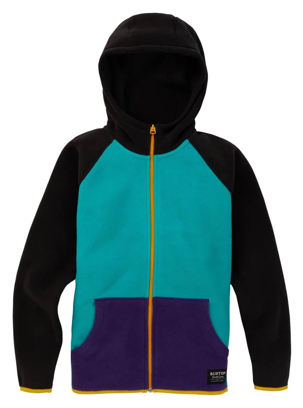 Burton Kids& Spark Full-Zip Hooded Fleece - Dynasty Green Multi, L