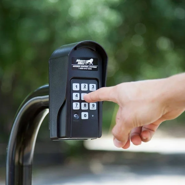 Mighty Mule Digital Keypad and Mounting Post Kit for Gate Openers