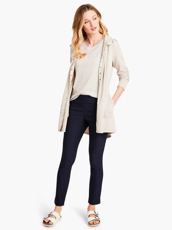 Nic+Zoe Women's Slim Wonderstretch Pant Dark Indigo Size 8 - Dark Blue